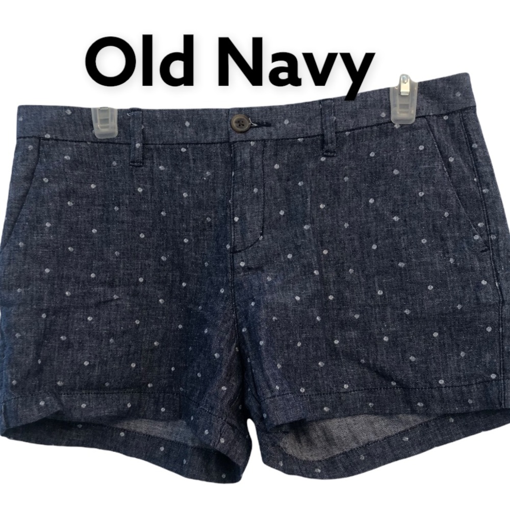 Old Navy Blue Polka Dot Shorts sz 6